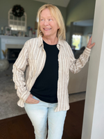 Tallulah Top in Burlap Safari - Wild Magnolia