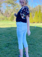 Judy Blue Light Wash Capris - Wild Magnolia