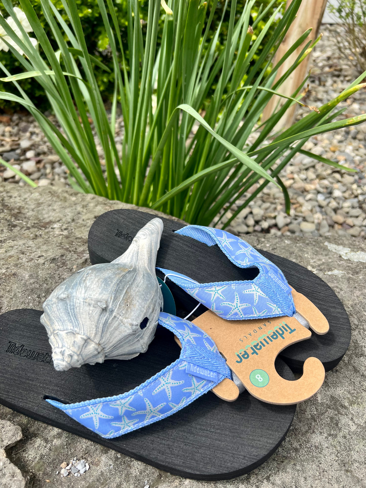 Tidewater Periwinkle Starfish Flip Flops - Wild Magnolia