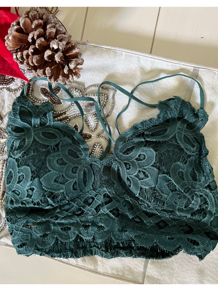 Ever So Soft Bralette in Evergreen