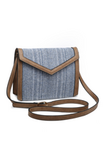 Structured Crossbody in Dusty Blue - Wild Magnolia