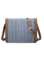 Structured Crossbody in Dusty Blue - Wild Magnolia