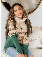 Sweater Weather Single Hood Sweatshirt - Wild Magnolia
