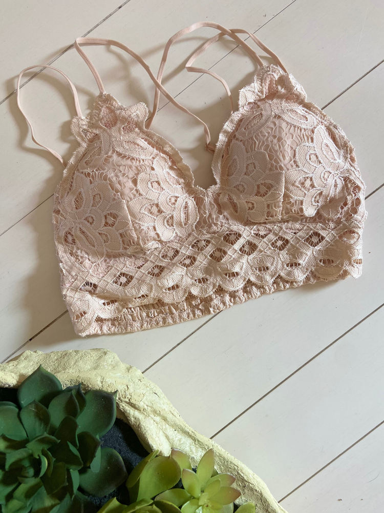 Ever So Soft Bralette in Blush - Wild Magnolia