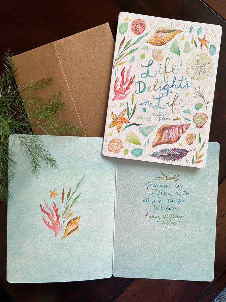 Seashell Birthday Card