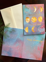 Moon & Back Anniversary Card - Wild Magnolia