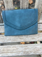 Sloane Flapover Crossbody Bag in Navy