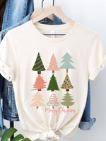 Christmas Tree Graphic Tee - Wild Magnolia