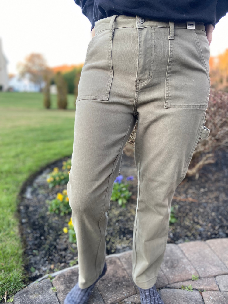 Judy Blue Olive Utility Pants