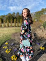 Floral Open Front Cardigan Duster - Wild Magnolia
