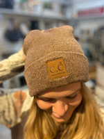 C.C. Beanie in Heather Cacao