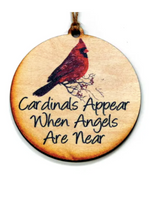 Cardinals Appear When Angels Are Near Ornament - Wild Magnolia