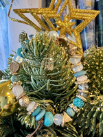 Gold Quartz Beaded Tassel Bracelet - Wild Magnolia