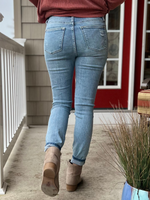 Judy Blue Minimal Destroyed High Waisted Skinny Jeans - Wild Magnolia