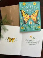 Stay Wild Butterfly Card - Wild Magnolia