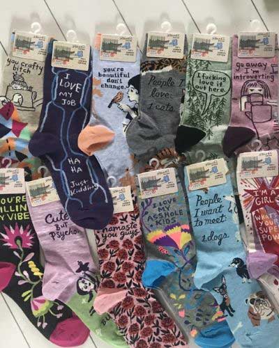 Sarcastic and Funny Crew Socks