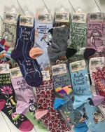 Sarcastic and Funny Crew Socks - Wild Magnolia